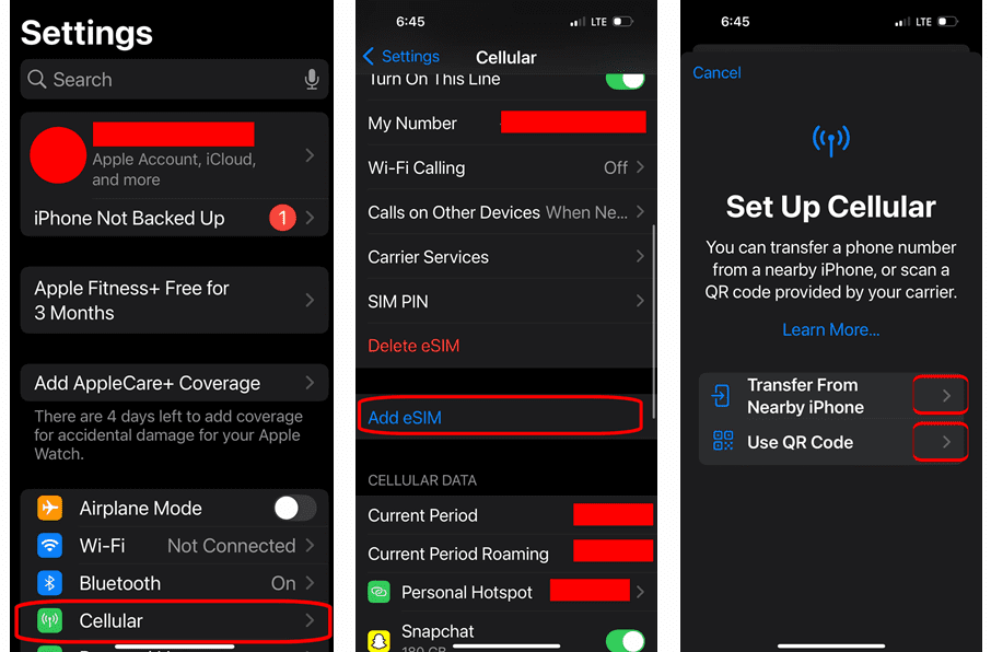 Set Up An ESIM On IPhone