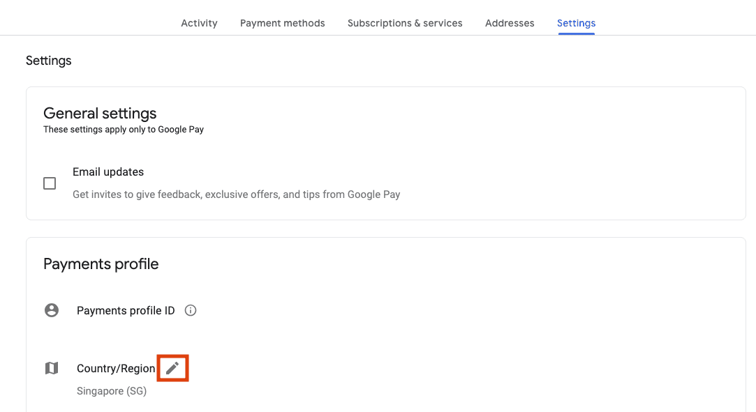 Comment changer le pays Google Play sur PC