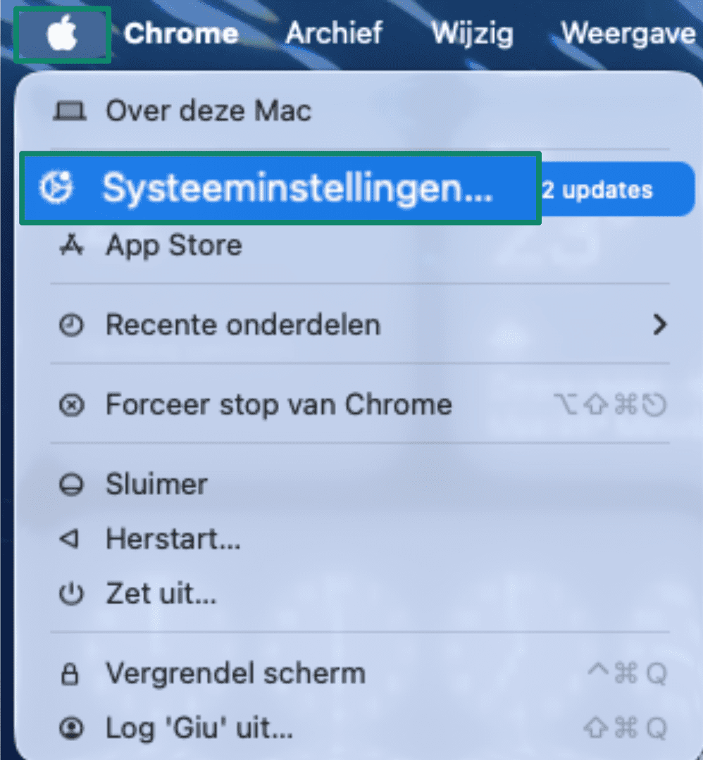 5.mac Settings Screen Nl