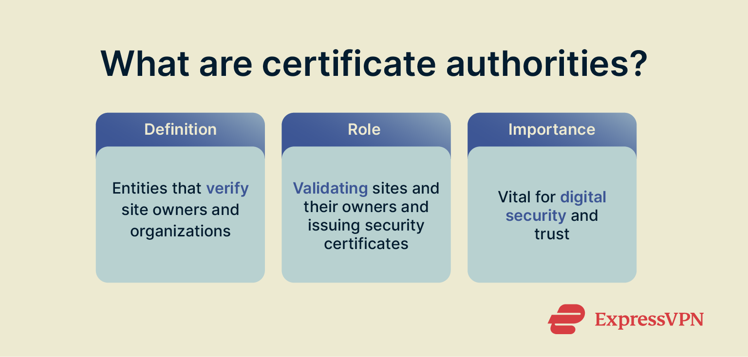 An overview of what certificate authorities are and the role they have to play in online security.