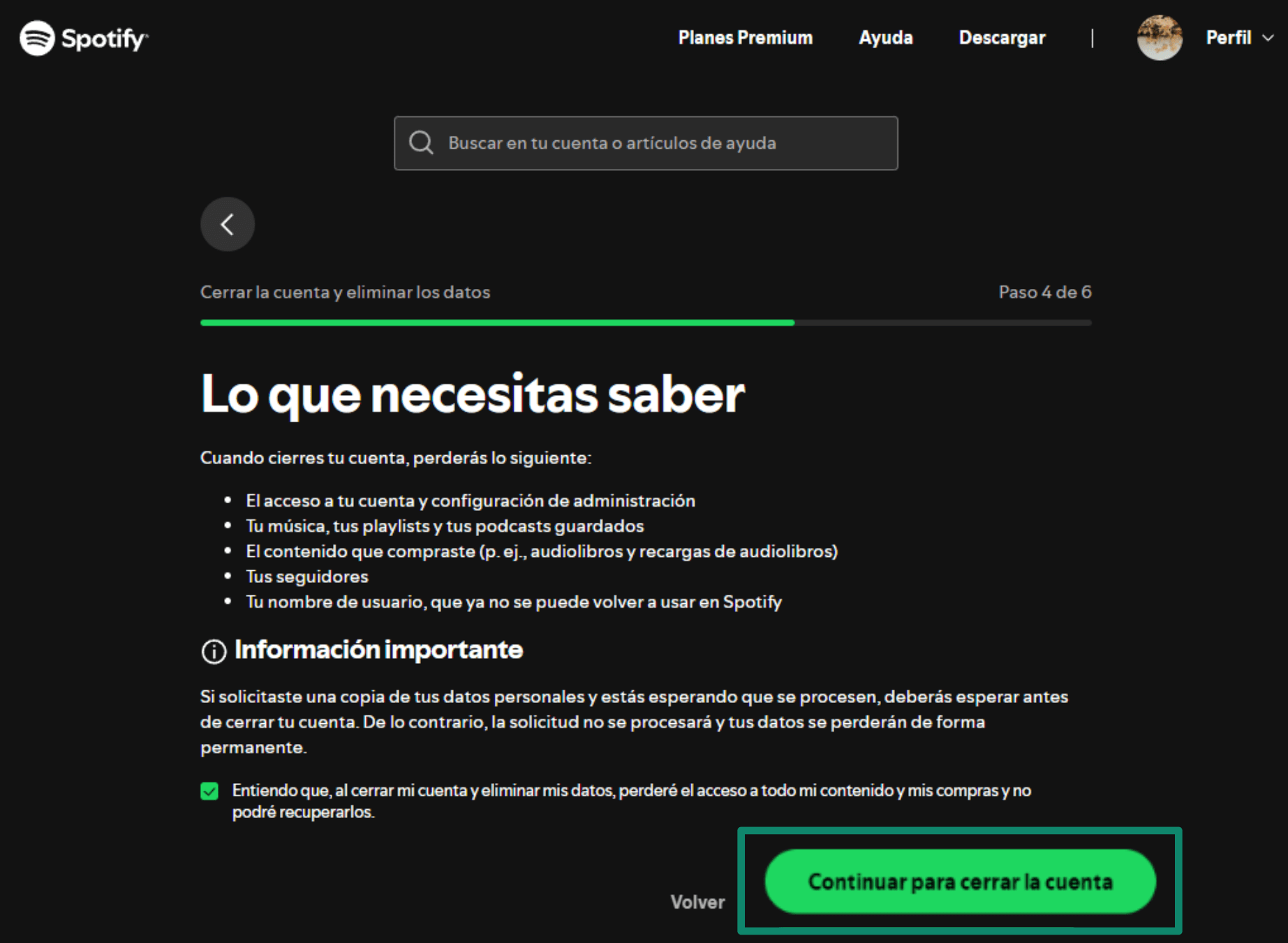 Follow The Deletion Instructions Es