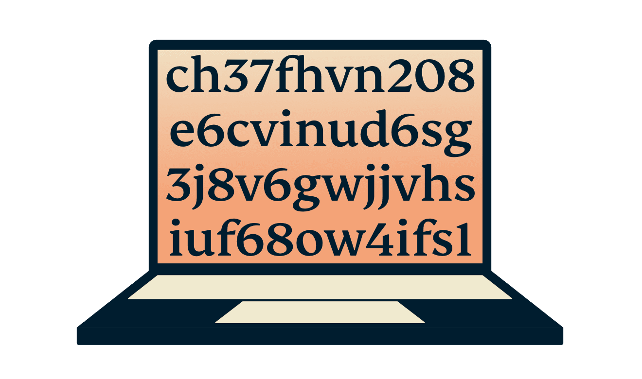 Laptop s šifrováním.