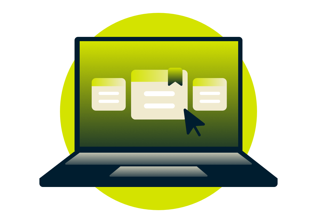 Écran d'ordinateur portable avec sélection d'abonnements aux plans VPN.