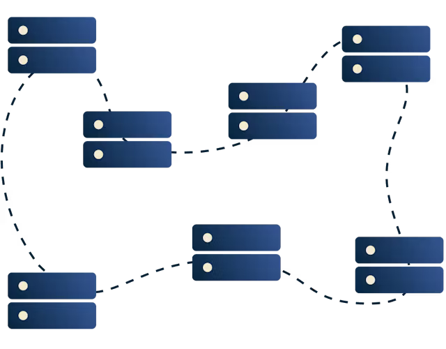 Server collegati tra loro.