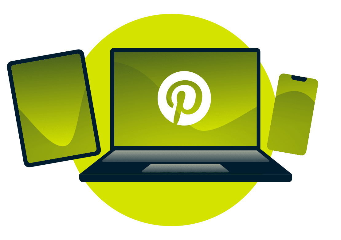 Pinterest su un PC con ExpressVPN.