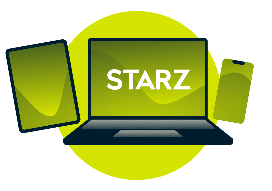 Stream Starz op al uw apparaten.