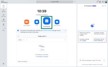 Schedule meeting options in Zoom on macOS app (3)