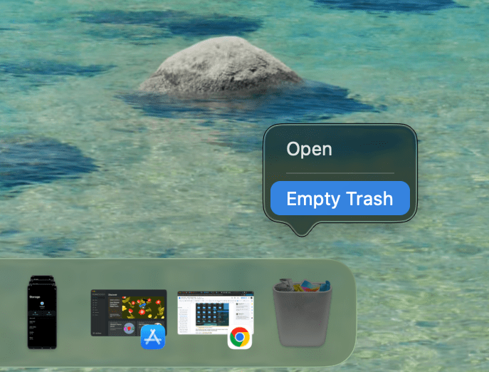 How to Empty Trash on Mac screenshot.