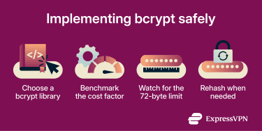 How to implement bcrypt